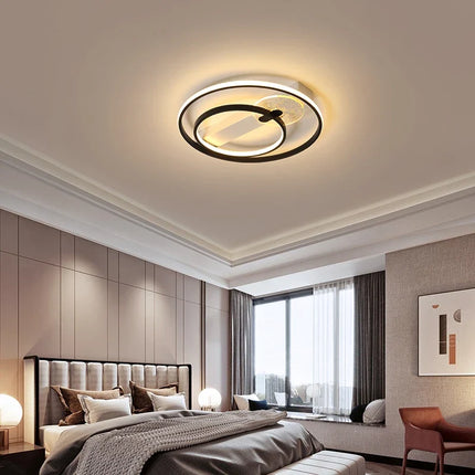 Plafonnier LED rond ultra fin pour intérieur design maison — LZ4G7XQ