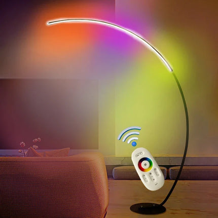 Lampadaire LED design arc style nordique moderne — LZ4X9P