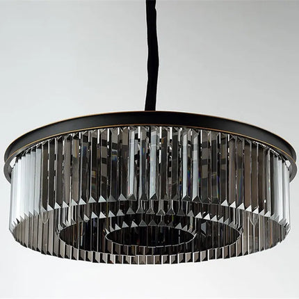 Lustre moderne en cristal pour bar et restaurant élégant — LZ4X9J2