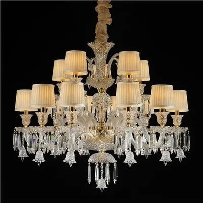 Lustre en cristal européen pour décoration moderne et élégante — LZ4X9Q