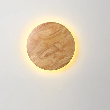 Applique murale LED en bois au design nordique moderne — LZ4X9P2