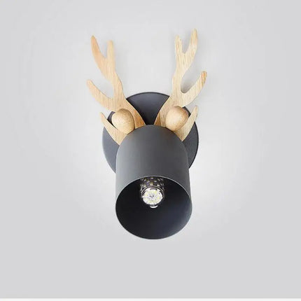 Applique murale en bois cerf style nordique pour chambre enfant — LZ4P9XQ