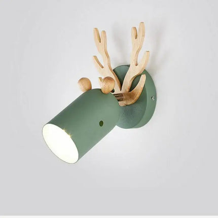 Applique murale en bois cerf style nordique pour chambre enfant — LZ4P9XQ