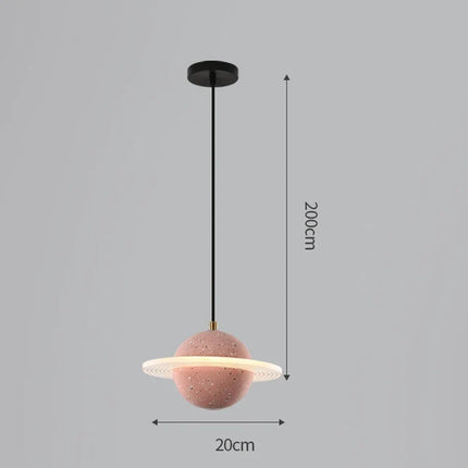 Suspension en résine design planétaire pour intérieur moderne — LZ4X9P