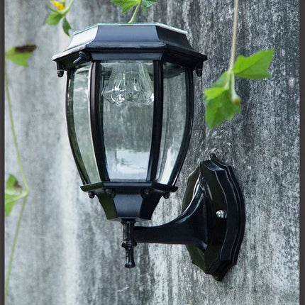 Applique murale solaire LED applique extérieure cour lumière villa solaire alimenté étanche IP55 décor de jardin éclairage clôture