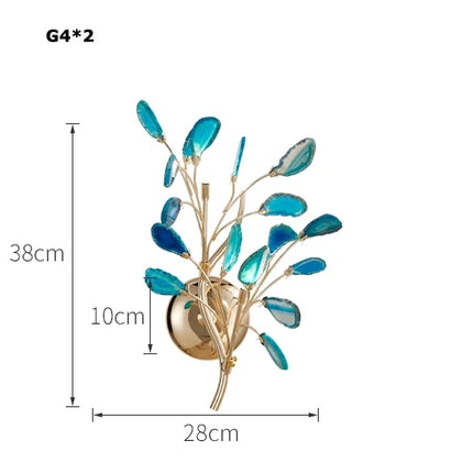 Lustre art déco en agate colorée pour intérieur élégant — LZ4X9P2