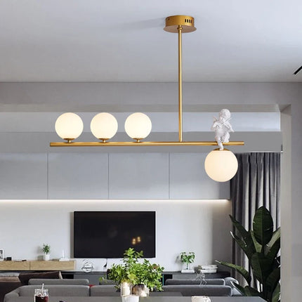 Lustre en verre design pour décoration intérieure moderne — LZ7D9X