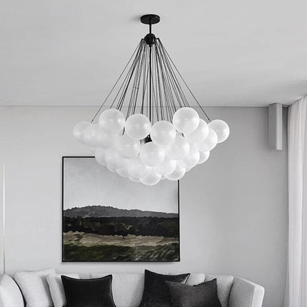 Lustre design à boules multiples en verre Triz — LZ4X7J