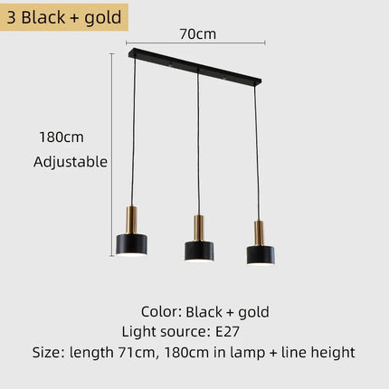 Lustre suspension design nordique pour restaurant ou table — LZ4X9Q2