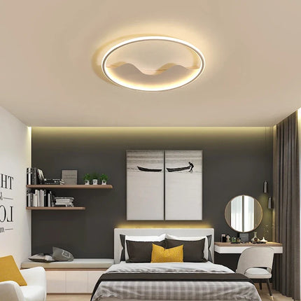 Plafonnier rond en aluminium pour éclairage décoratif intérieur — LZ4X9B