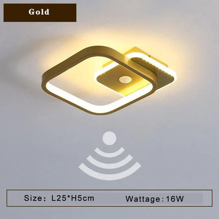 Plafonnier LED intérieur avec détecteur de mouvement PIR intégré — LZ4F9X2