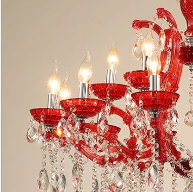 Lustre suspension art déco en fer et cristal de verre — LZ4X9J