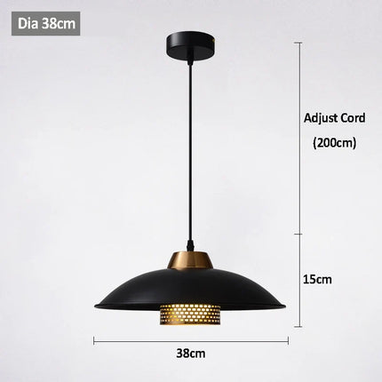 Suspension en métal au design moderne et élégant pour intérieur — LZ4X9T