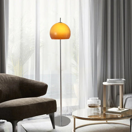 Lampadaire nordique avec abat-jour champignon rétro contemporain — LZ4F9X2