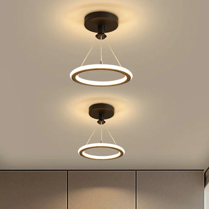 Plafonnier LED rond au design moderne pour intérieur élégant — LZ4X9B2
