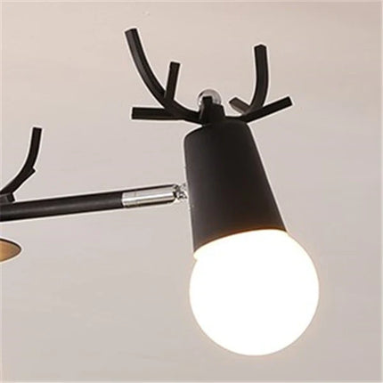 Lustre LED en bois style macaron pour chambre d’enfants — LZ4X9P