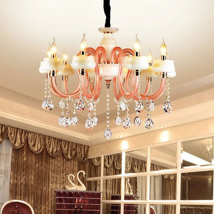 Lustre moderne en cristal avec éclairage LED créatif — LZ4M9Q2