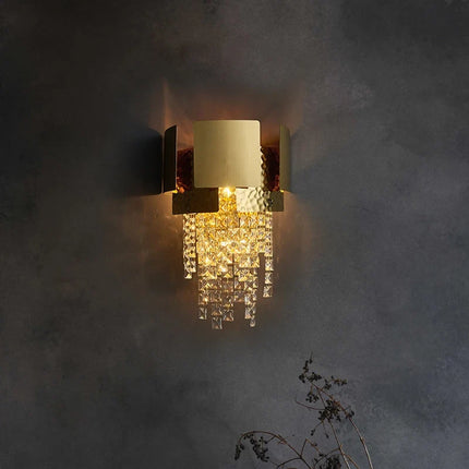 Applique murale LED en cristal pour chevet et salon — LZ4XJ9