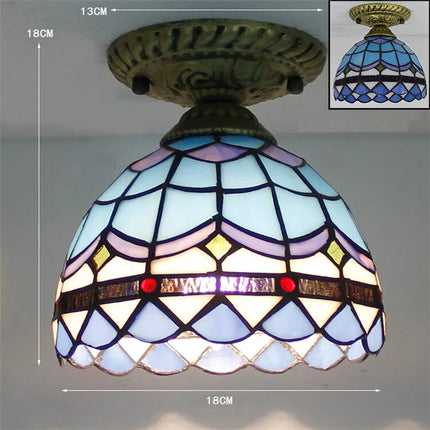 Plafonnier LED moderne en verre avec ampoule 7W E27 — LZ4X9Q2