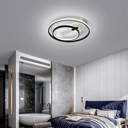 Plafonnier LED rond ultra fin pour intérieur design maison — LZ4G7XQ