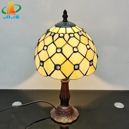 Lampe de chevet veilleuse design Tiffany Gypsophile pour enfants — LZ4QX9