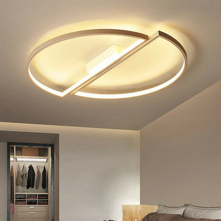 Plafonnier LED demi-cercle au design nordique moderne — LZ4X9T2