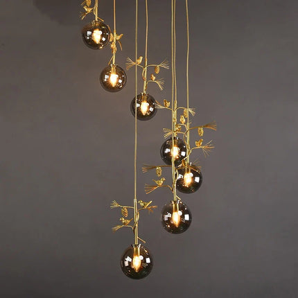 Suspension en verre au design moderne pour intérieur élégant — LZ4X9T