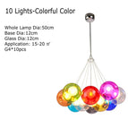 10 lumières colorées / Lumière blanche chaude