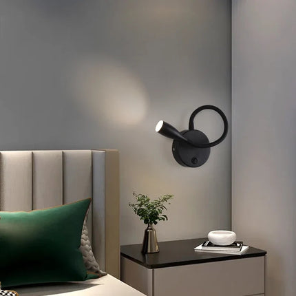 Applique murale LED nordique avec port USB et interrupteur — LZ4X9T2