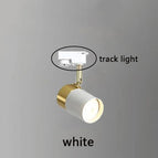 Éclairage sur rail blanc / Blanc chaud