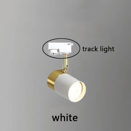 plafonnier sur rail avec éclairage led