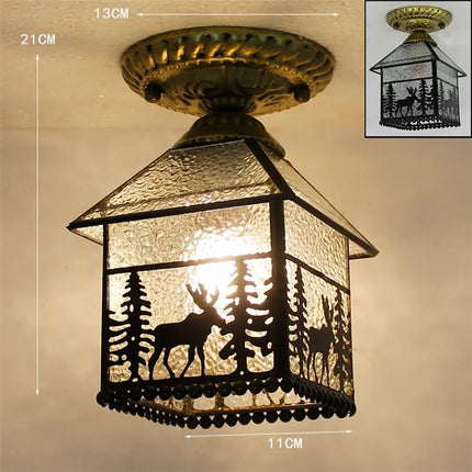 Plafonnier LED moderne en verre avec ampoule 7W E27 — LZ4X9Q2