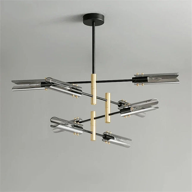 Lustre suspension en verre au design nordique créatif — LZ4X9P
