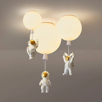 Plafonnier LED nordique créatif forme astronaute ballon pour enfants — LZ4X9QJ