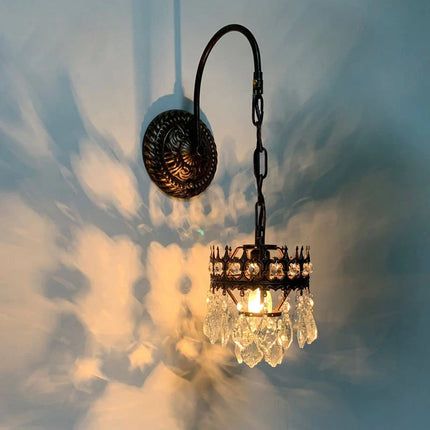 Applique murale cristal luxe pour décoration intérieure et extérieure — LZ4X9P2
