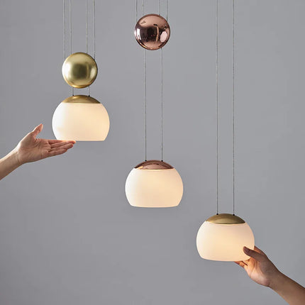 Suspension en verre ajustable style nordique loft — LZ4X9P2