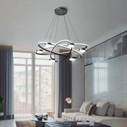 Suspension LED nordique en acrylique au design post-moderne — LZ4XJ9