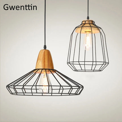 Suspension en bois avec éclairage LED pour plantes — LZ4XJ9