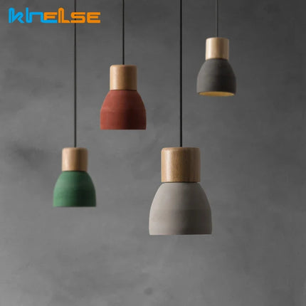 Suspension LED en béton pour intérieur style vintage et loft — LZ4X9T