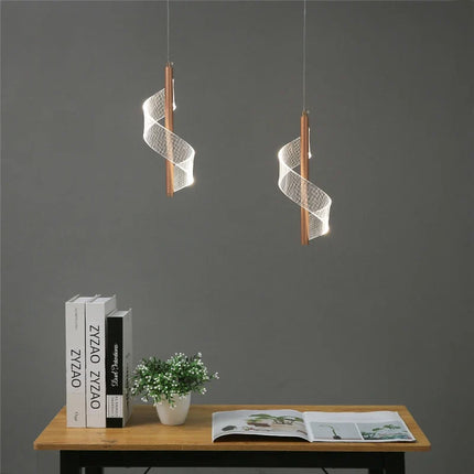 Suspension design nordique moderne en acrylique pour restaurant — LZ4X9T