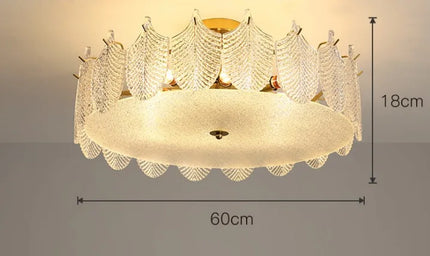 Lustre en verre pour décoration intérieure élégante et moderne — LZ4X9P