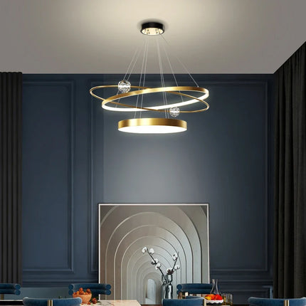 Lustre moderne en cristal pour éclairage intérieur créatif — LZ4X9M
