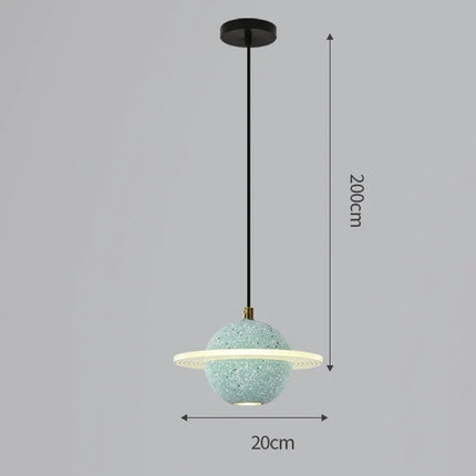Suspension en résine design planétaire pour intérieur moderne — LZ4X9P