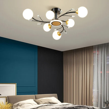 Lustre en cristal pour ambiance minimaliste et élégante — LZ4T9Q2