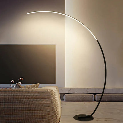 Lampadaire LED design arc style nordique moderne — LZ4X9P