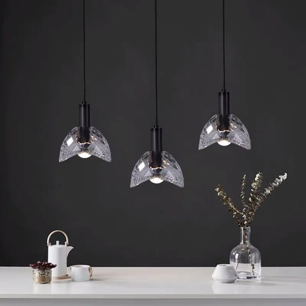 Suspension LED en cristal K9 de luxe style postmoderne — LZ4X9M