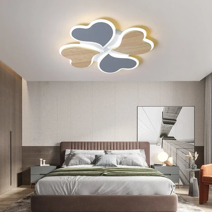 Plafonnier LED forme trèfle à quatre feuilles pour éclairage intérieur — LZ4Q9T