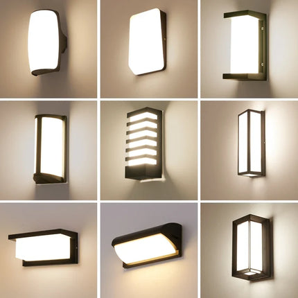 Applique murale LED ronde étanche IP54 pour extérieur et jardin — LZ4T9Q2