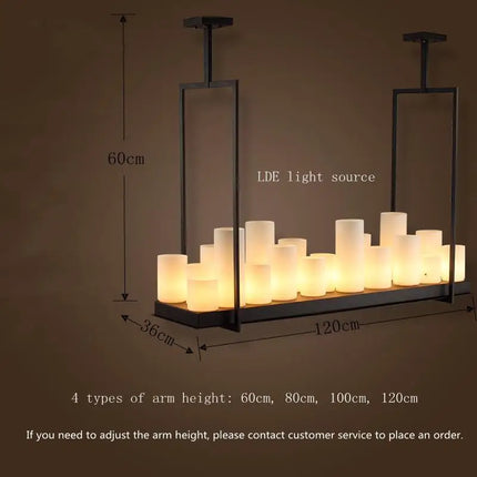 Lustre LED nordique en verre pour salle à manger et cuisine — LZ4X9Q2