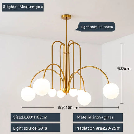 Suspension design postmoderne pour intérieur élégant — LZ4X9Q